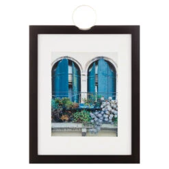 11x14 Matted To 8x10 Wall Frame, Black
