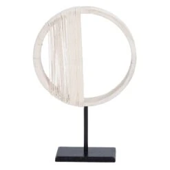 15IN RD WOOD TABLETOP DECOR