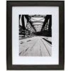 16x20 Matted To 11x14 Poster Wall Frame, Black & Brown