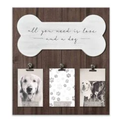 3-Clip Gray All You Need Is Love & A Dog Collage, 15.5x 17.2 5 3-Clip Gray All You Need Is Love & A Dog Collage, 15.5x 17.2 -Modern Decor Shop 3 clip gray all you need is love a dog collage 15.5x 17.2 2