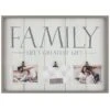 3-Opening White Plank Life's Greatest Gift Photo Clip Collage Frame, 22.6x16.5