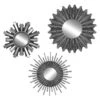 3-Piece Accent Wall Mirror Set, 14"