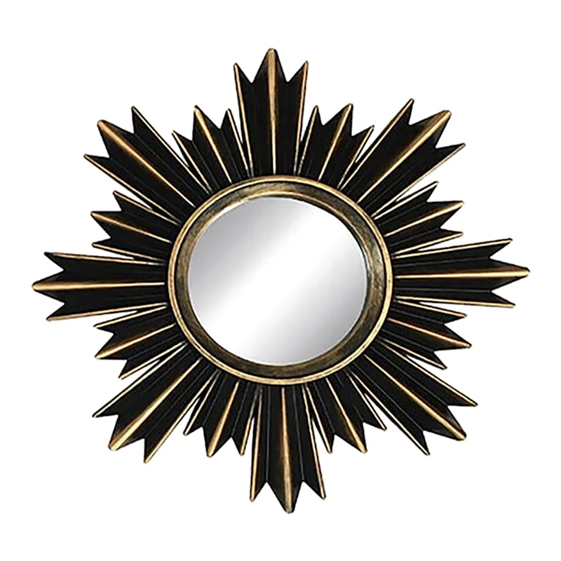 3-Piece Gold Accent Wall Mirror Set 2 3-Piece Gold Accent Wall Mirror Set - Image 2