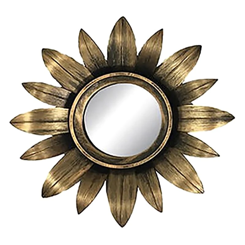 3-Piece Gold Accent Wall Mirror Set 4 3-Piece Gold Accent Wall Mirror Set - Image 4