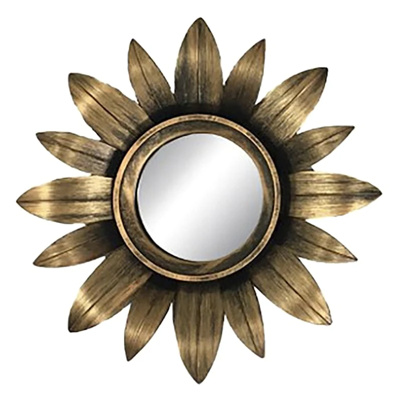 3-Piece Gold Accent Wall Mirror Set 6 3-Piece Gold Accent Wall Mirror Set - Image 6