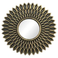 3-Piece Gold Framed Ornate Accent Wall Mirror Set -Modern Decor Shop 3 piece gold framed ornate accent wall mirror set 3