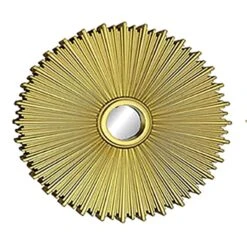 3-Piece Gold Wall Mirror Set, 10" -Modern Decor Shop 3 piece gold wall mirror set 10 2