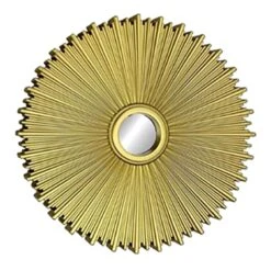 3-Piece Gold Wall Mirror Set, 10" -Modern Decor Shop 3 piece gold wall mirror set 10 3