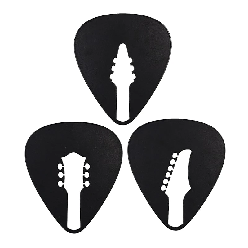 3-Piece Guitar Pick Wall Art, 7x8 1 3-Piece Guitar Pick Wall Art, 7x8