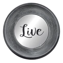 3-Piece Live, Love, Laugh Silver Framed Wall Mirror Set, 10" -Modern Decor Shop 3 piece live love laugh silver framed wall mirror set 10 2