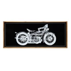 3-Piece Motorcycle Wall Art, 48x20