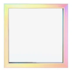 3-Piece Rainbow Framed Wall Mirror Set, 10" -Modern Decor Shop 3 piece rainbow framed wall mirror set 10 3