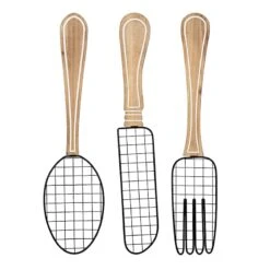 3-Piece Utensils Wall Art, 5x20