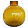 5 CANTARO AMBER GLASS VASE