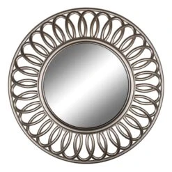 5-Piece Framed Round Wall Mirror Set -Modern Decor Shop 5 piece framed round wall mirror set 2