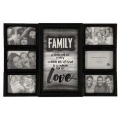 6-Opening Family & Love Collage Photo Frame, 22x14