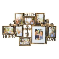 8-Opening Hope, Faith, Love Cross Collage, 31.2x18.6