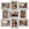 9-Opening White Collage Photo Frame, 21"