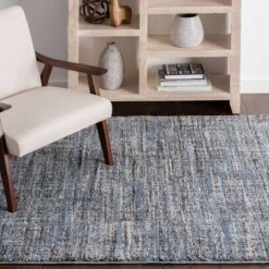 (A410) Hachure Blue Woven Runner, 2x6 -Modern Decor Shop a410 hachure blue woven runner 2x6 11