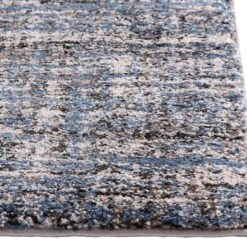 (A410) Hachure Blue Woven Runner, 2x6 -Modern Decor Shop a410 hachure blue woven runner 2x6 8