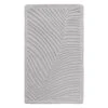 (A482) Crosby St Neutral Palm Accent Rug, 2x3