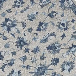(A502) Providence Tacoma Blue Floral Hooked Area Rug, 8x10 7 (A502) Providence Tacoma Blue Floral Hooked Area Rug, 8x10 -Modern Decor Shop a502 providence tacoma blue floral hooked area rug 8x10 4