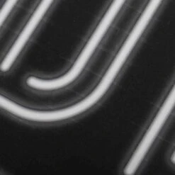 Arcade Matte Black Gloss Embellished Wall Sign, 24x8 -Modern Decor Shop arcade matte black gloss embellished wall sign 24x8 4