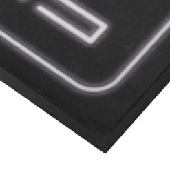 Arcade Matte Black Gloss Embellished Wall Sign, 24x8 -Modern Decor Shop arcade matte black gloss embellished wall sign 24x8 5