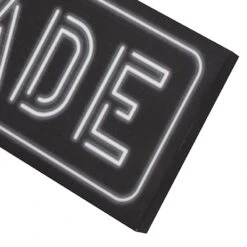 Arcade Matte Black Gloss Embellished Wall Sign, 24x8 -Modern Decor Shop arcade matte black gloss embellished wall sign 24x8 7
