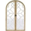 Arch Window Overlay Wall Mirror, 27x43