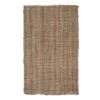 (B181) Honeybloom Jute Boucle Woven Accent Rug, 3x5
