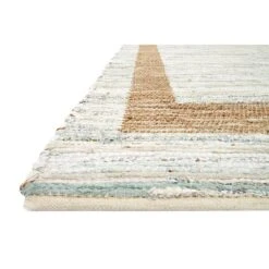 (B312) Henning Hand Woven Cotton & Jute Ivory Chindi Area Rug, 8x10 -Modern Decor Shop b312 henning hand woven cotton jute ivory chindi area rug 8x10 3