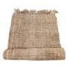 (B485) Honeybloom Jute Boucle Fringe Accent Rug, 3x5