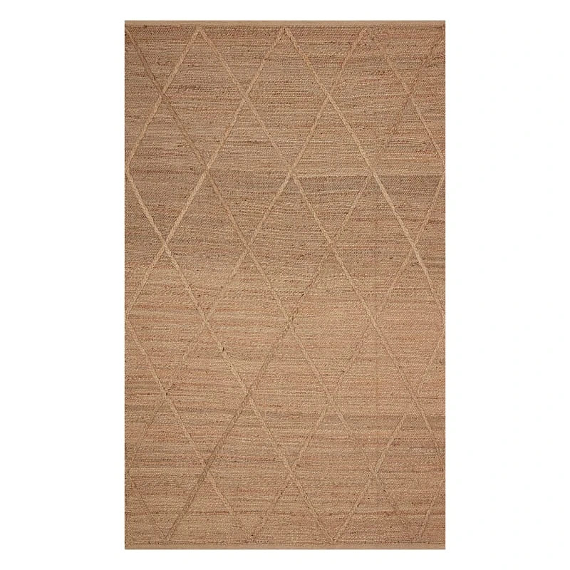 (B661) Goldie Jute Diamond Design Accent Rug, 3x5 1 (B661) Goldie Jute Diamond Design Accent Rug, 3x5