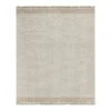 (B693) Found & Fable Kent Ivory Jute Area Rug, 8x10