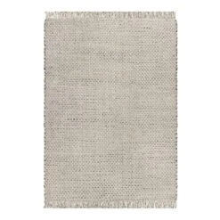 (B724) Ty Pennington Topher Neutral Flatweave Area Rug, 5x7