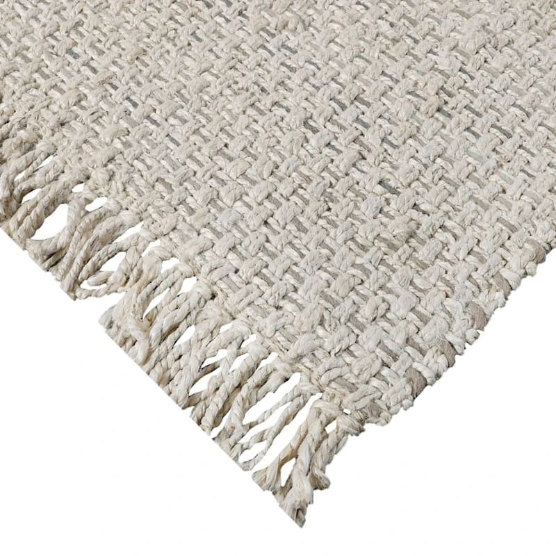 (B724) Ty Pennington Topher Neutral Flatweave Area Rug, 5x7 2 (B724) Ty Pennington Topher Neutral Flatweave Area Rug, 5x7 - Image 2