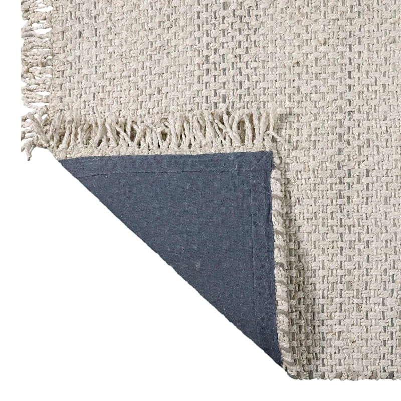 (B724) Ty Pennington Topher Neutral Flatweave Area Rug, 5x7 3 (B724) Ty Pennington Topher Neutral Flatweave Area Rug, 5x7 - Image 3