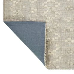 (B726) Honeybloom Denali Neutral Flatweave Area Rug, 8x10 -Modern Decor Shop b726 honeybloom denali neutral flatweave area rug 8x10 3