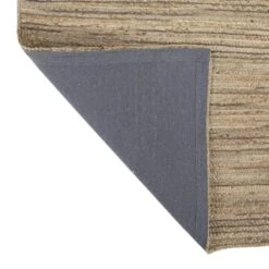 (B729) Ty Pennington Kensie Natural Striped Jute Area Rug, 5x7 -Modern Decor Shop b729 ty pennington kensie natural striped jute area rug 5x7 3