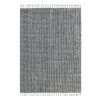 (B732) Honeybloom Clark Indigo Woven Area Rug, 5x7