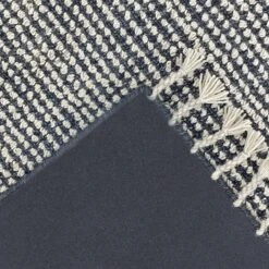 (B732) Honeybloom Clark Indigo Woven Area Rug, 5x7 -Modern Decor Shop b732 honeybloom clark indigo woven area rug 5x7 3