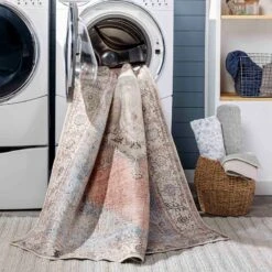 (B783) Found & Fable Amelie Multi Medallion Washable Area Rug, 8x10 -Modern Decor Shop b783 found fable amelie multi medallion washable area rug 8x10 4