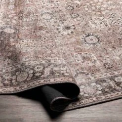 (B784) Colin Multi Floral Washable Area Rug, 8x10 -Modern Decor Shop b784 colin multi floral washable area rug 8x10 3