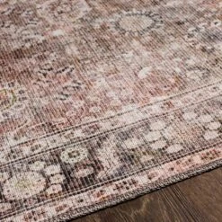 (B784) Colin Multi Floral Washable Area Rug, 8x10 -Modern Decor Shop b784 colin multi floral washable area rug 8x10 4