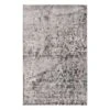 (B789) Crosby St Adore Black & Grey Abstract Area Rug, 5x7