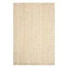 (B795) Fairfax Natural Jute Fringe Area Rug, 5x7