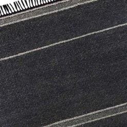 (B817) Hutton Black Flatweave Tassel Area Rug, 5x7 -Modern Decor Shop b817 hutton black flatweave tassel area rug 5x7 4