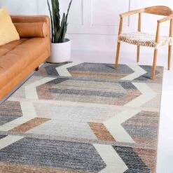 (B827) Arrow Multicolor Washable Accent Rug, 3x5 -Modern Decor Shop b827 arrow multicolor washable accent rug 3x5 7