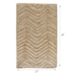 (B851) Honeybloom Wynn Jute Accent Rug, 27x45 -Modern Decor Shop b851 honeybloom wynn jute accent rug 27x45 4